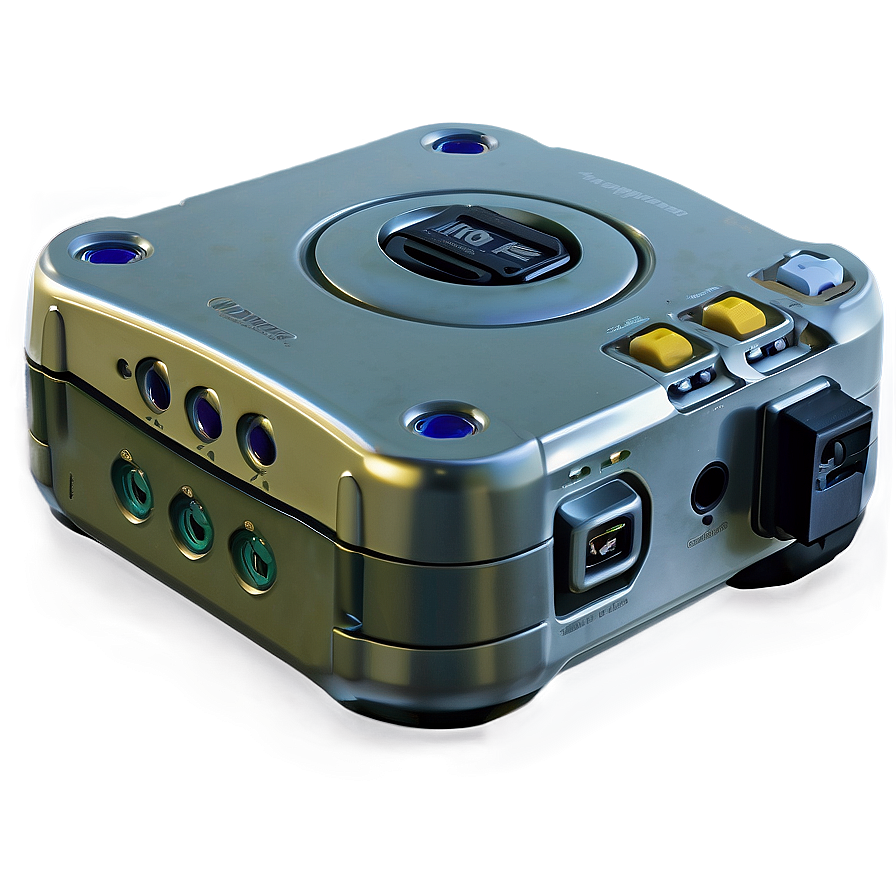 Platinum Gamecube Console Png 06242024 PNG