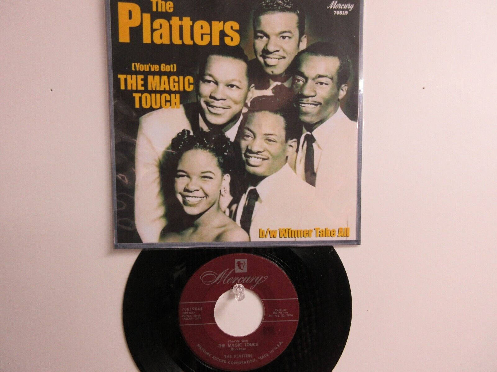Platters In The Magic Touch Anthology Cover Album 1952 Picture