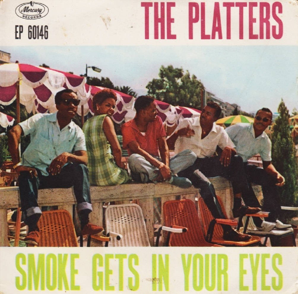 Platters Single Smoke Gets In Your Eyes Record Cover Picture
