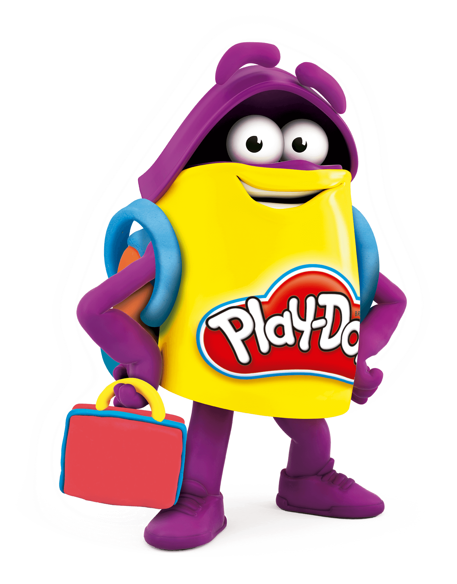 Play Doh Character With Case PNG