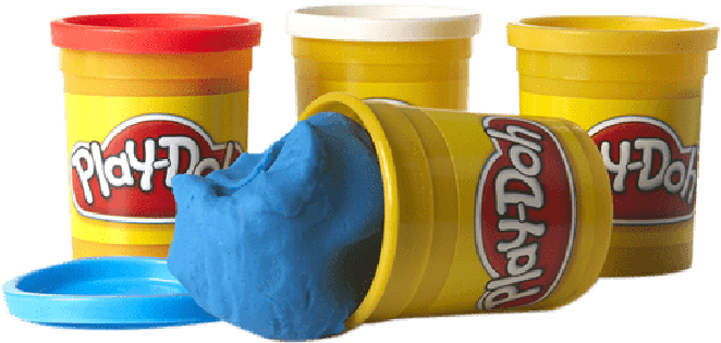 Play Doh Containersand Modeling Compound PNG