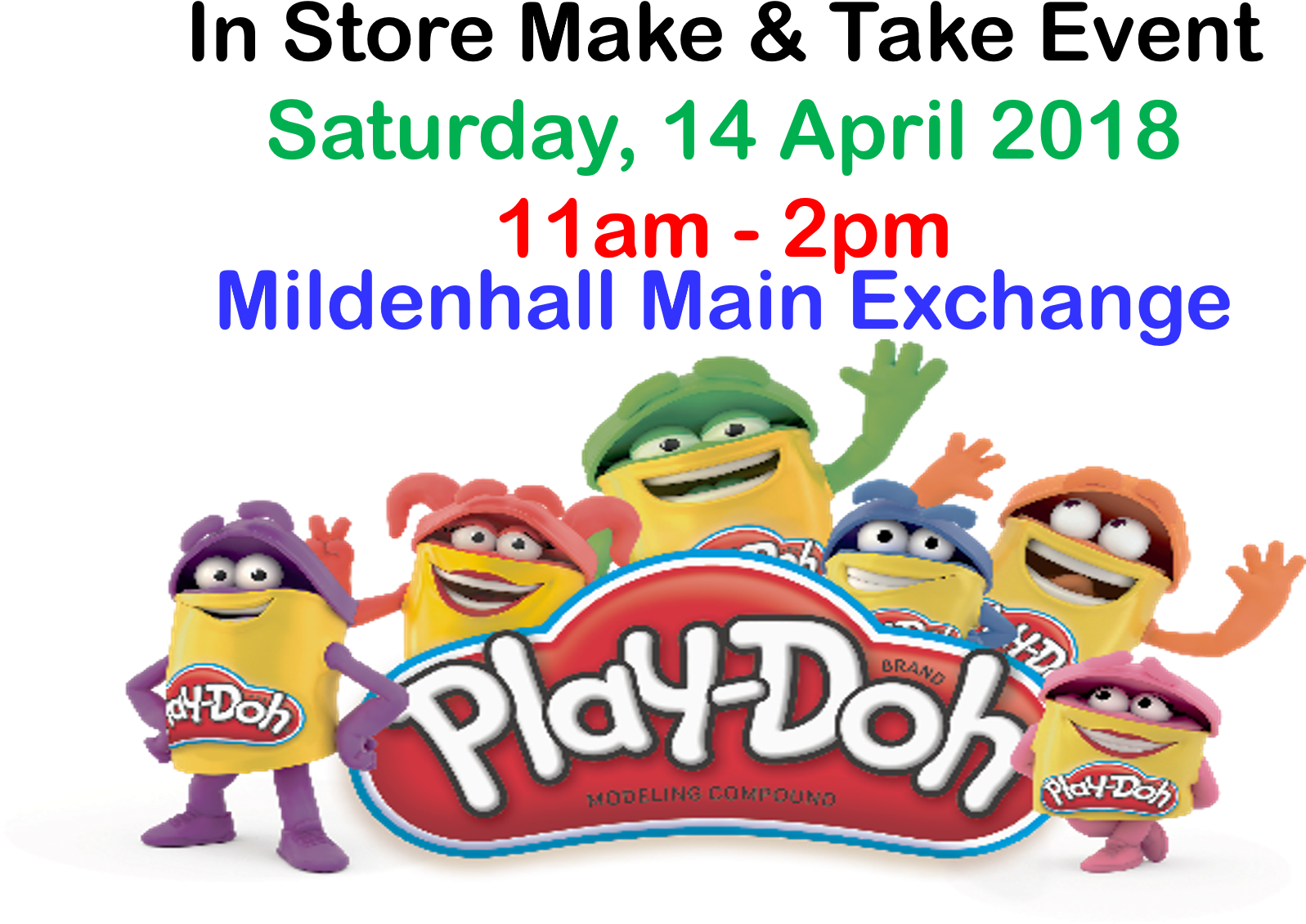 Play Doh Event Promotion2018 PNG