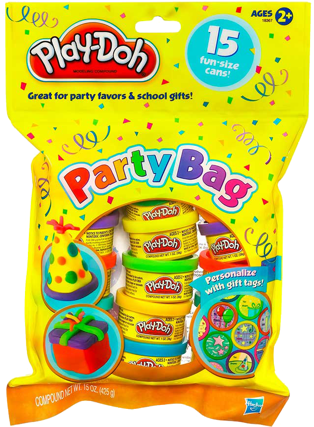 Play Doh Party Bag15 Cans Packaging PNG