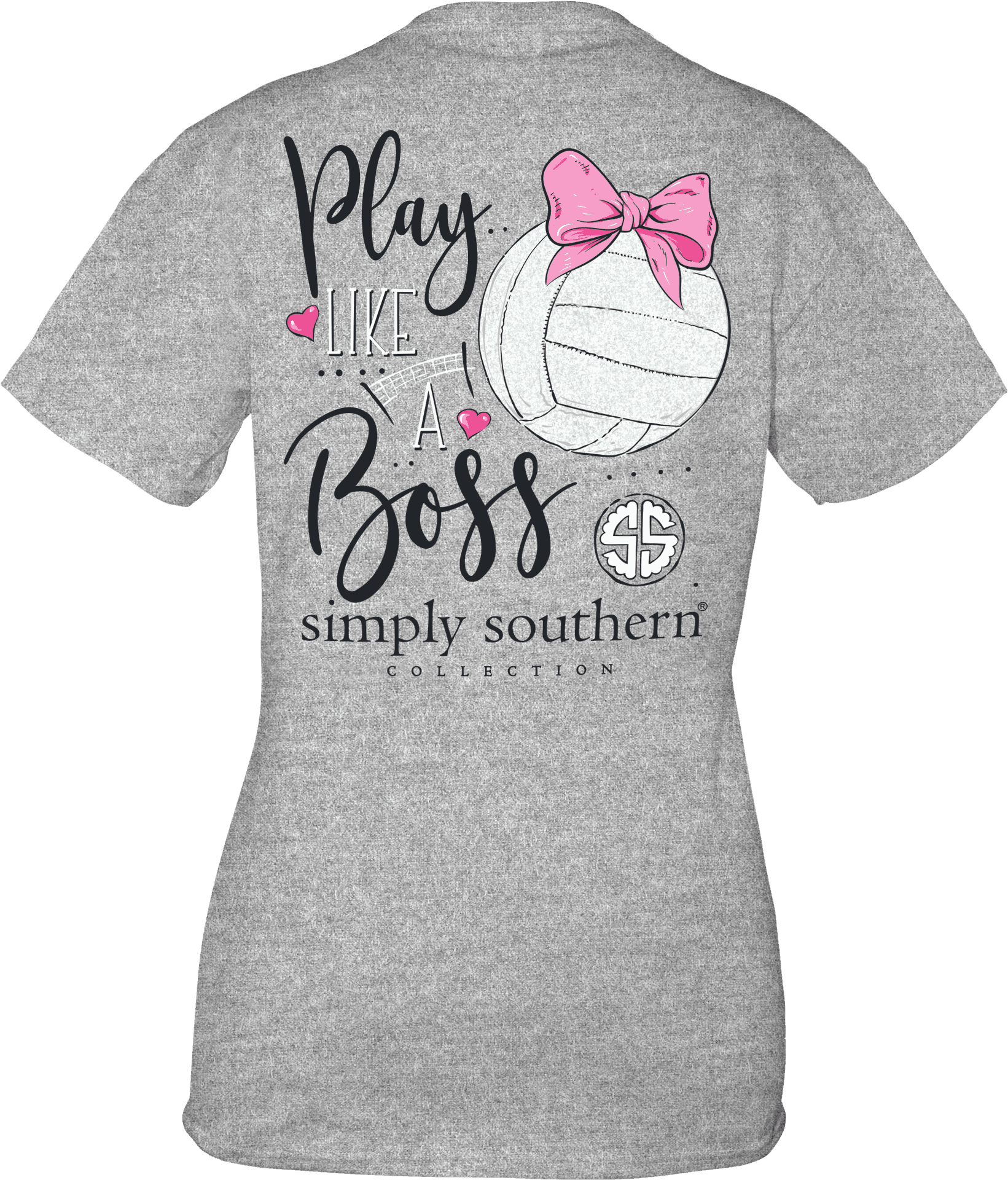Play Like A Boss Volleyball Shirt PNG
