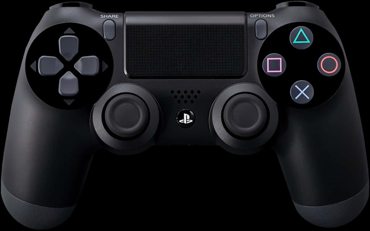 Play Station Controller Black PNG