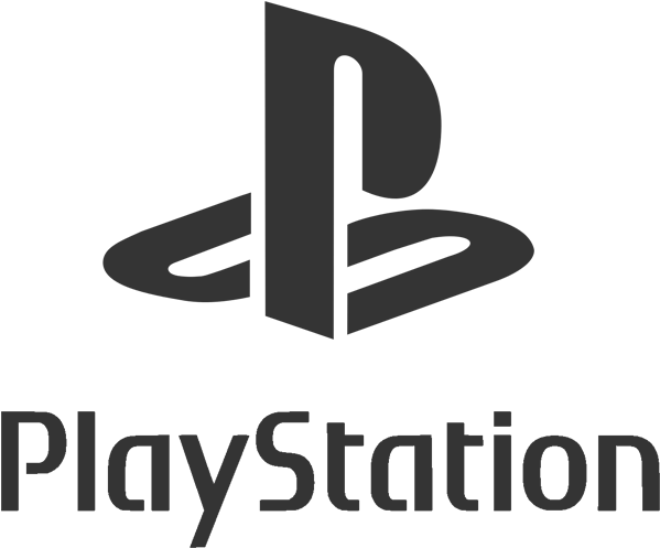 Play Station Logo Blue Background PNG