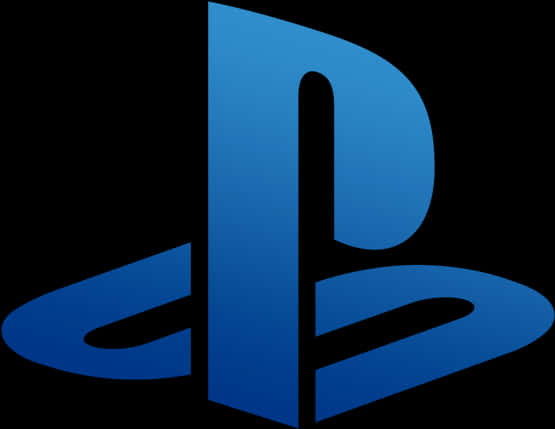 Download Play Station Logo Blue Background 