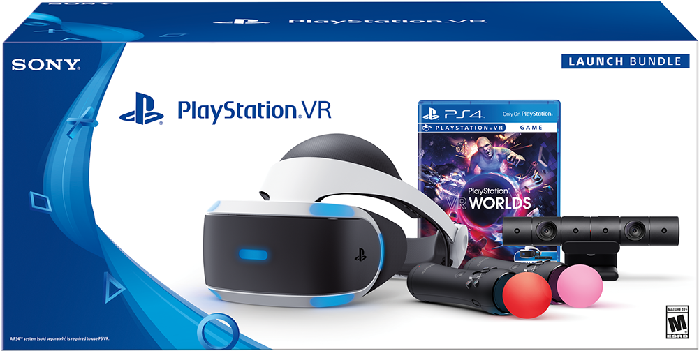 Play Station V R Launch Bundle Box PNG