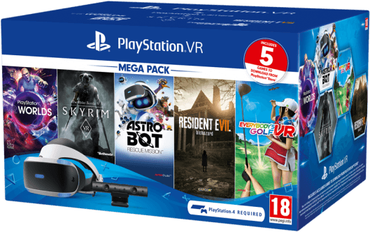 Play Station V R Mega Pack Box PNG