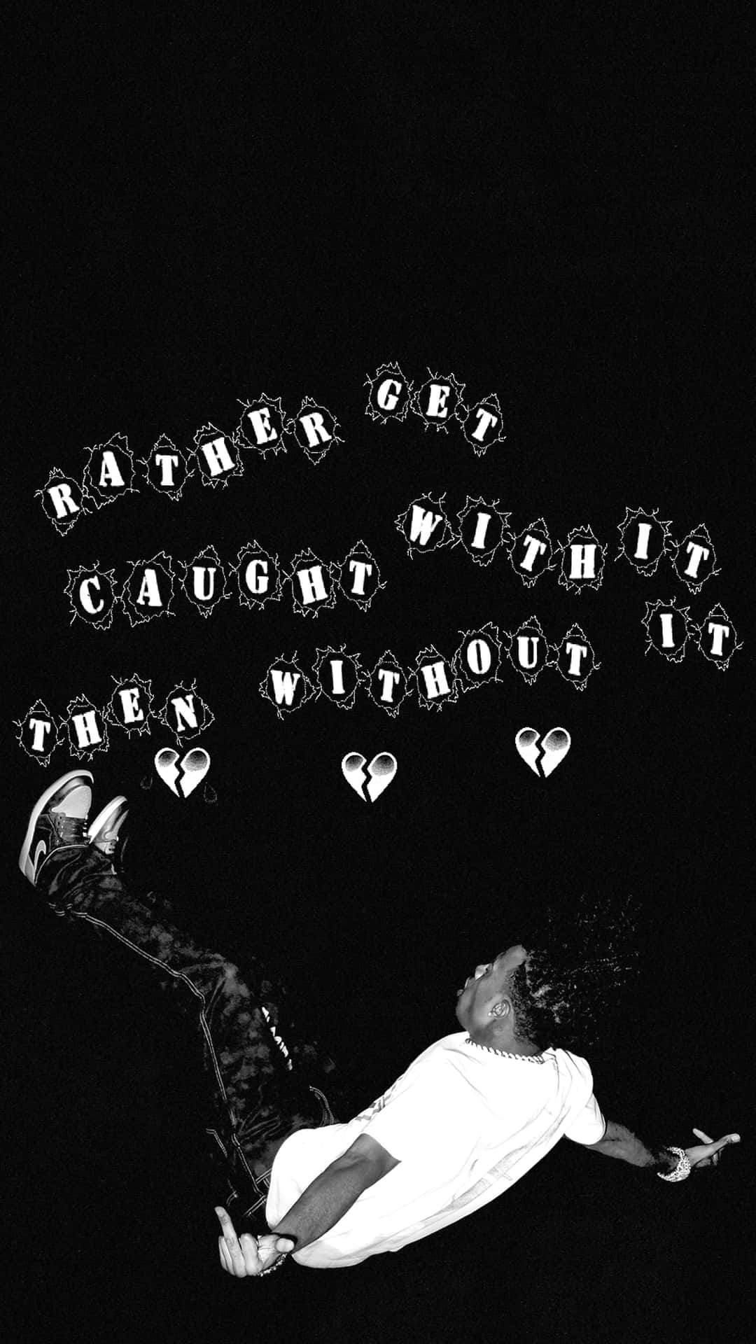Embrace your creative side with this inspiring Playboi Carti iPhone wallpaper. Wallpaper