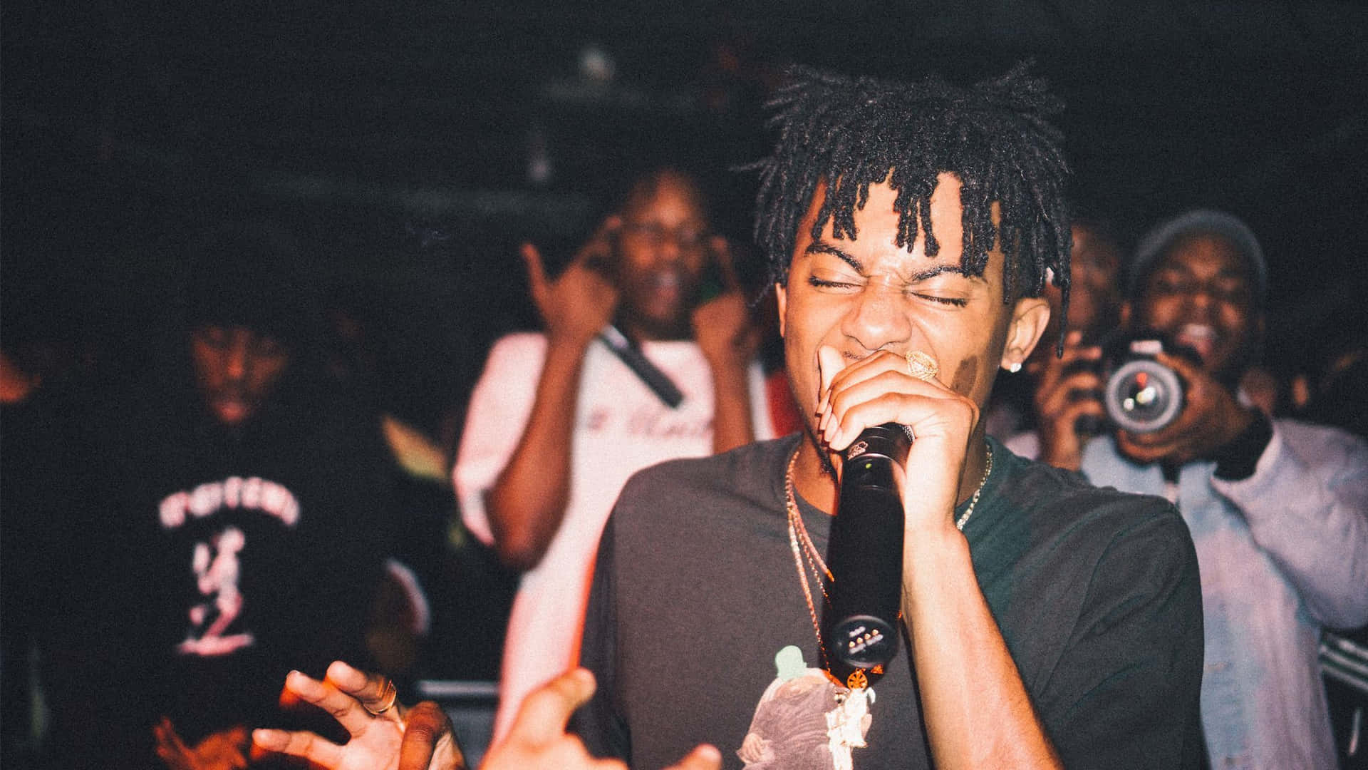 Playboi Carti stands proud as the creator of his critically acclaimed album, PC. Wallpaper