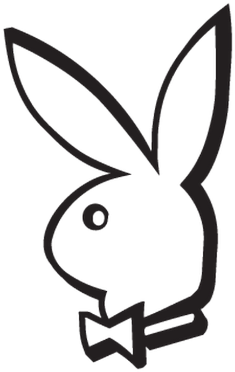 Playboy Bunny Logo Silhouette PNG