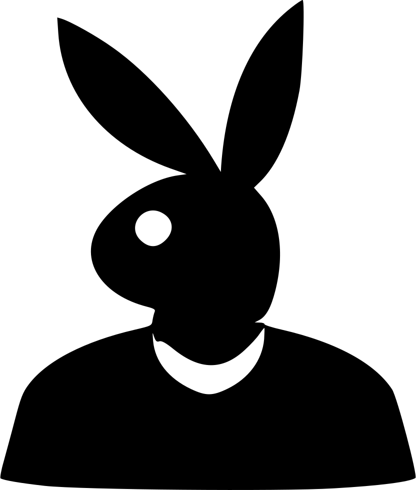 Playboy Bunny Logo Silhouette PNG