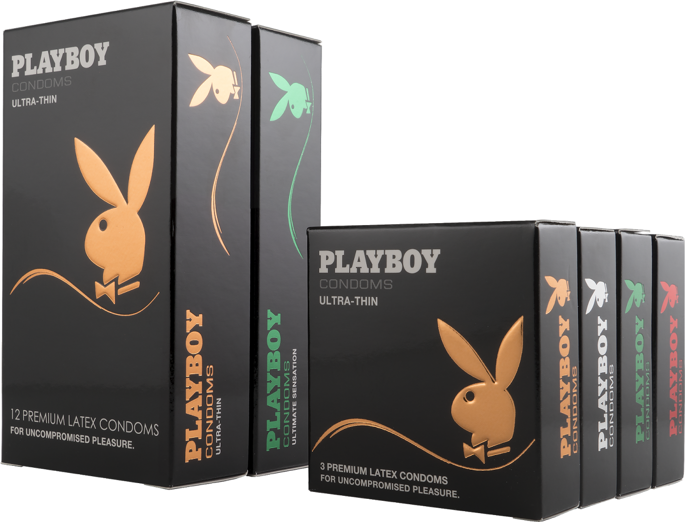 Playboy Condom Packages PNG