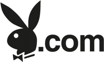 Playboy Logo Blackand White PNG