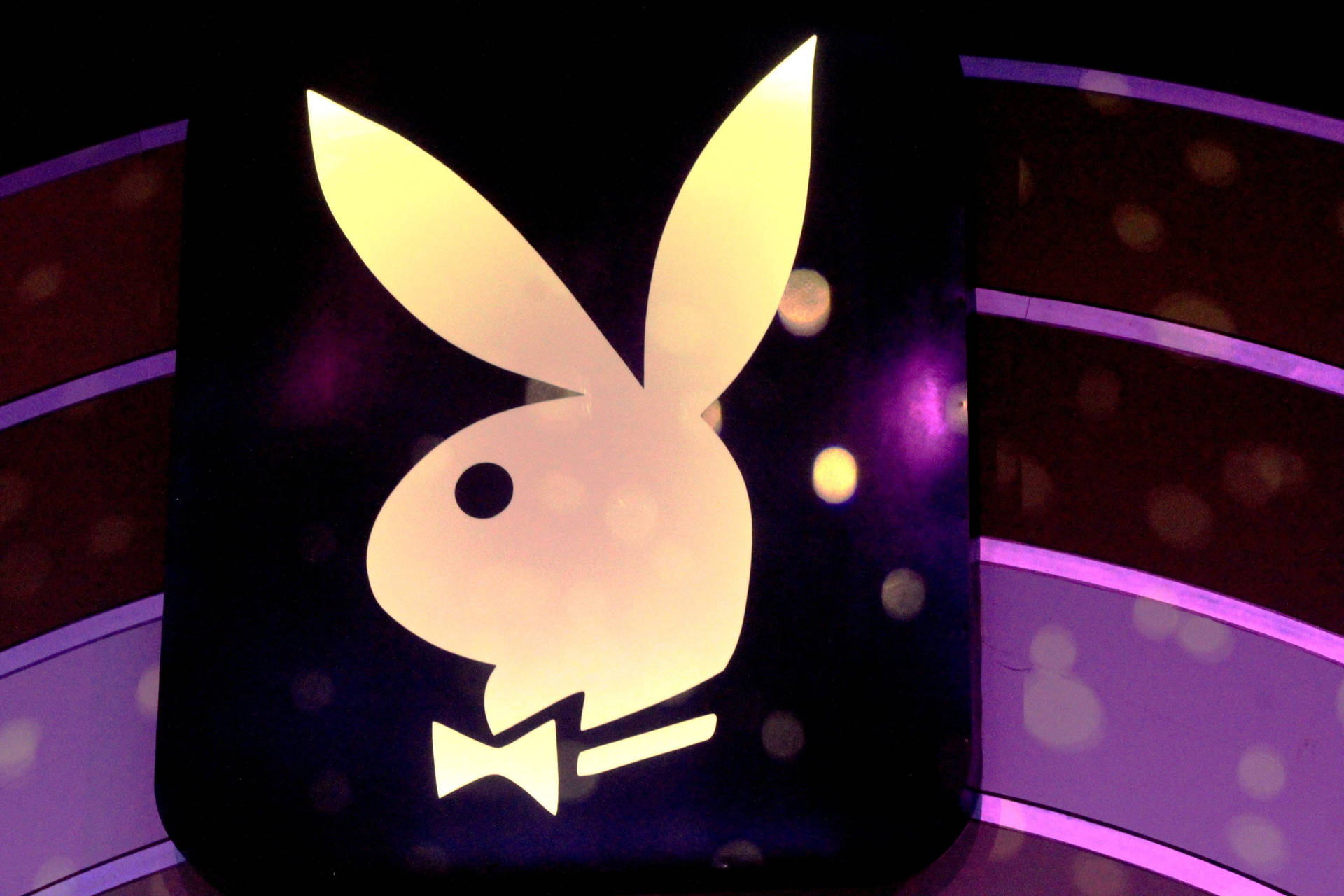 Playboy-logo Med Bokeh-lys Wallpaper