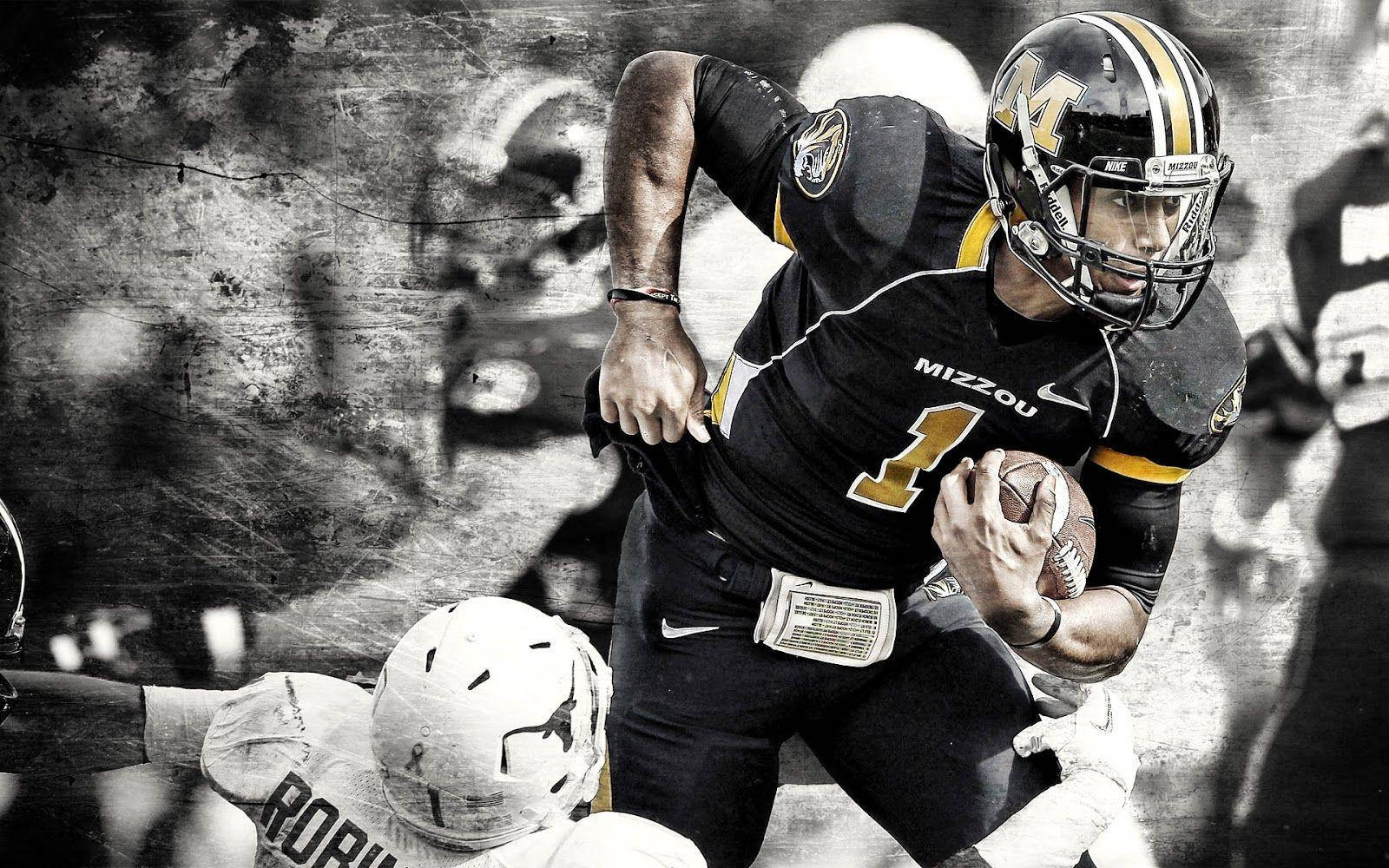 Player Number 1 From University Of Missouri Tigers Wallpaper
