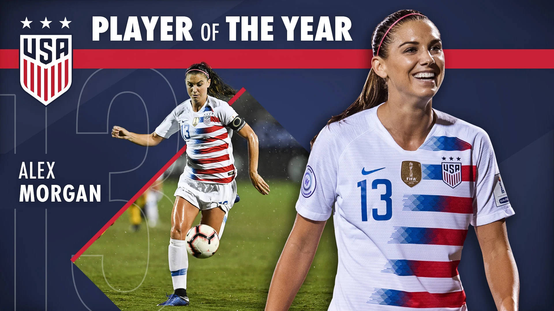 Player Of The Year Alex Morgan Background