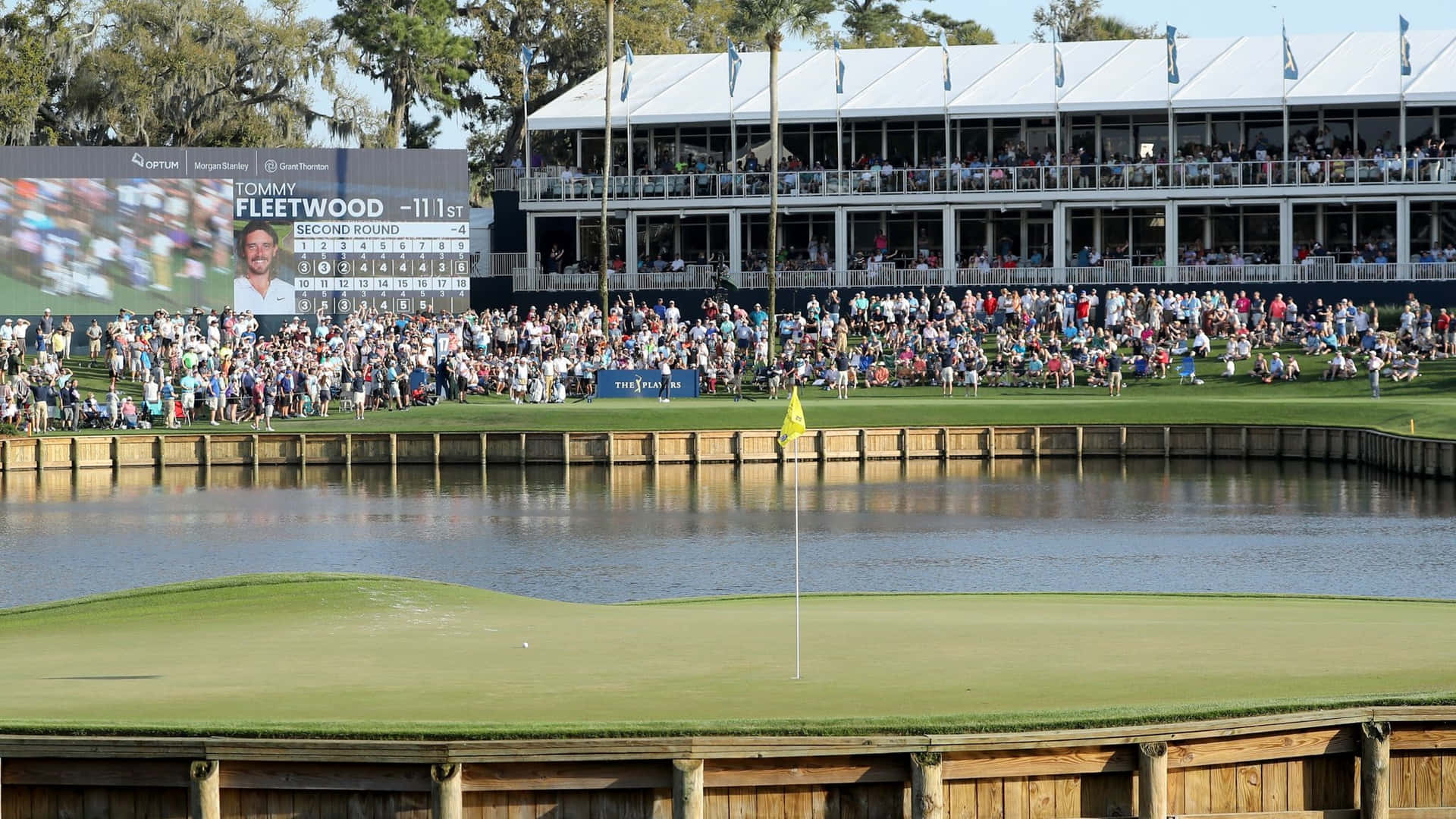 Players Championship Golfkentän Näkymä Taustakuva