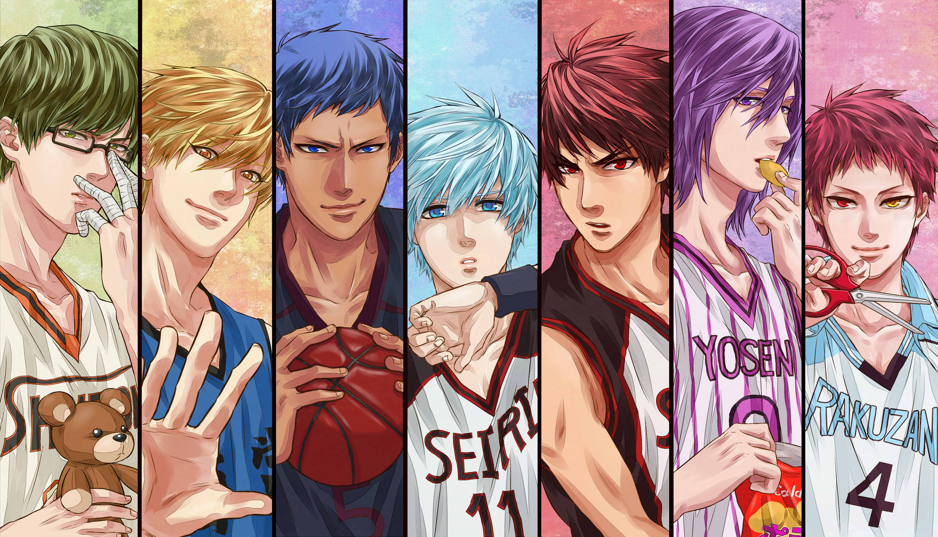 Players Collage Kuroko No Basket Wallpaper