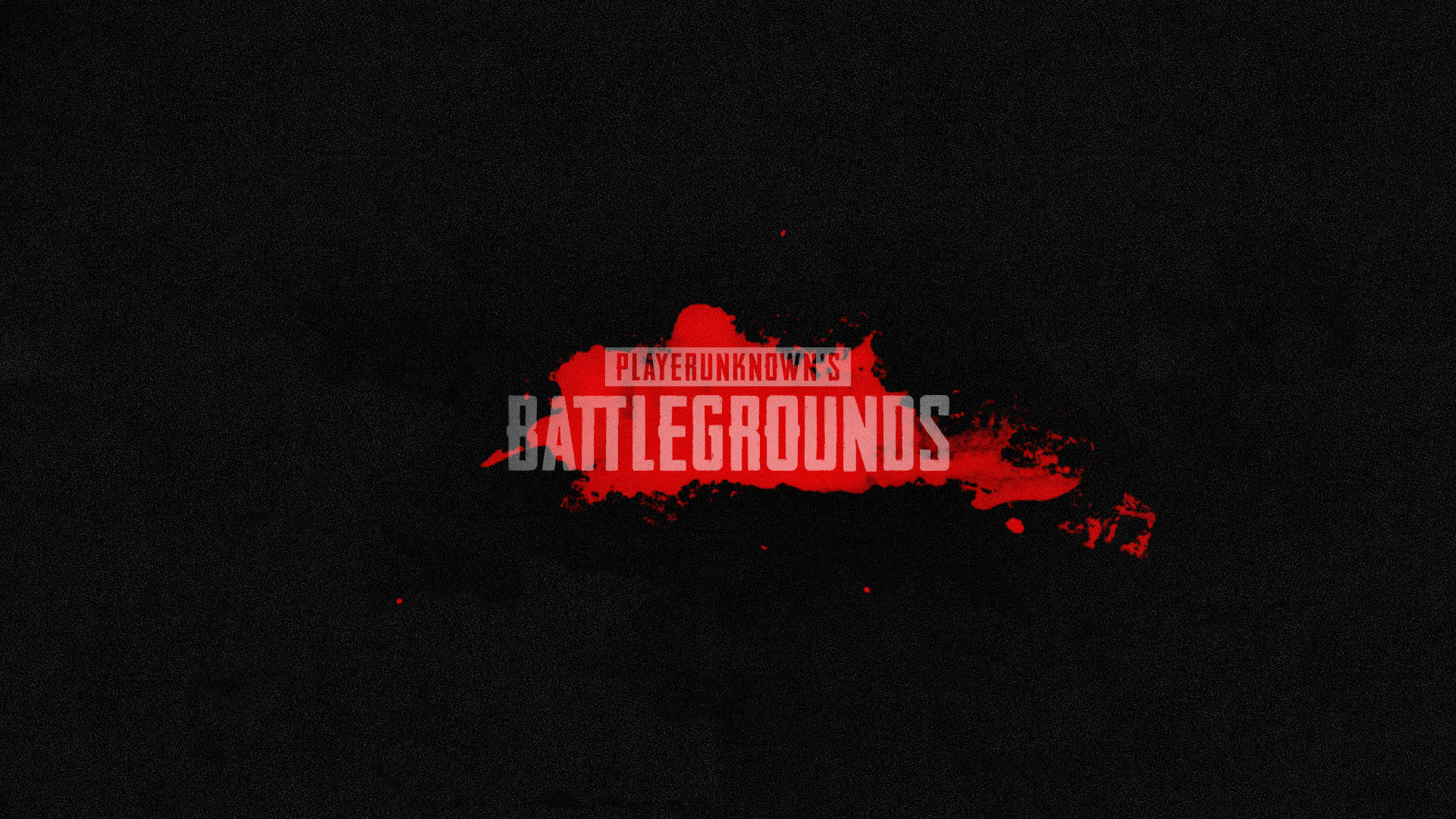 Logodo Playerunknown's Battlegrounds Em Preto. Papel de Parede