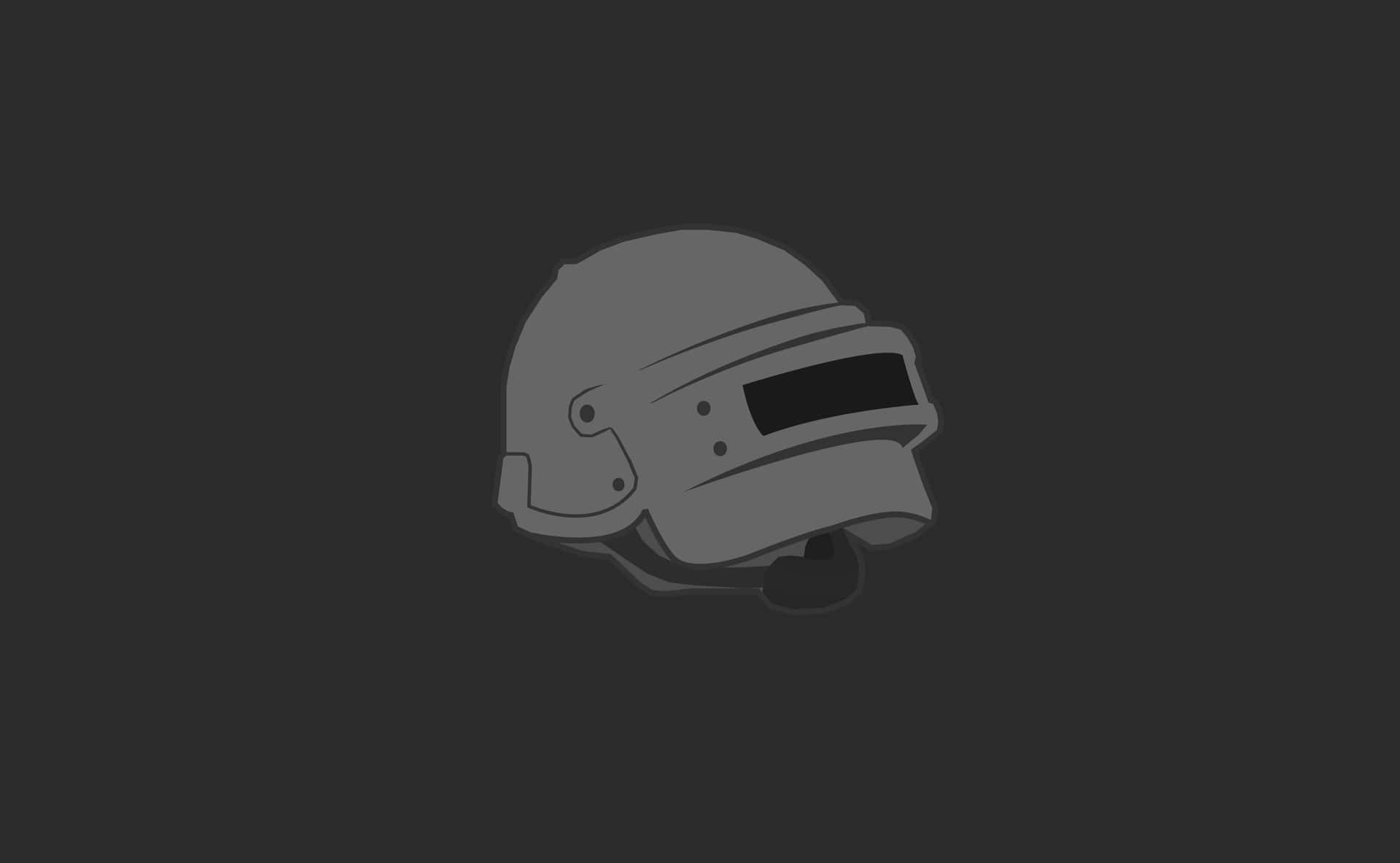 En hjelm med en sort baggrund. Wallpaper
