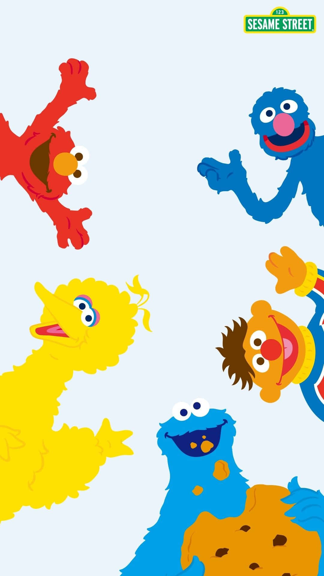 Playful And Enthusiastic Sesame Street Characters