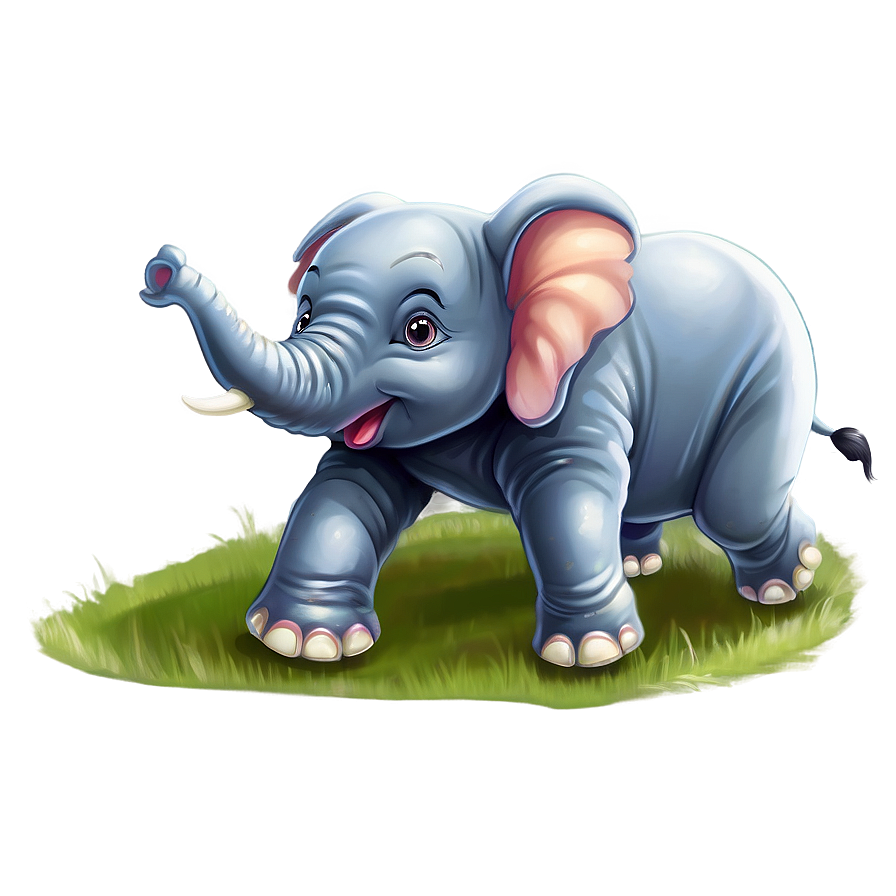 Playful Baby Elephant Art Png 71 PNG