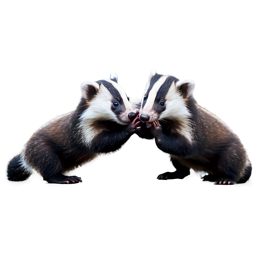 Playful Badger Cubs Png 80 PNG