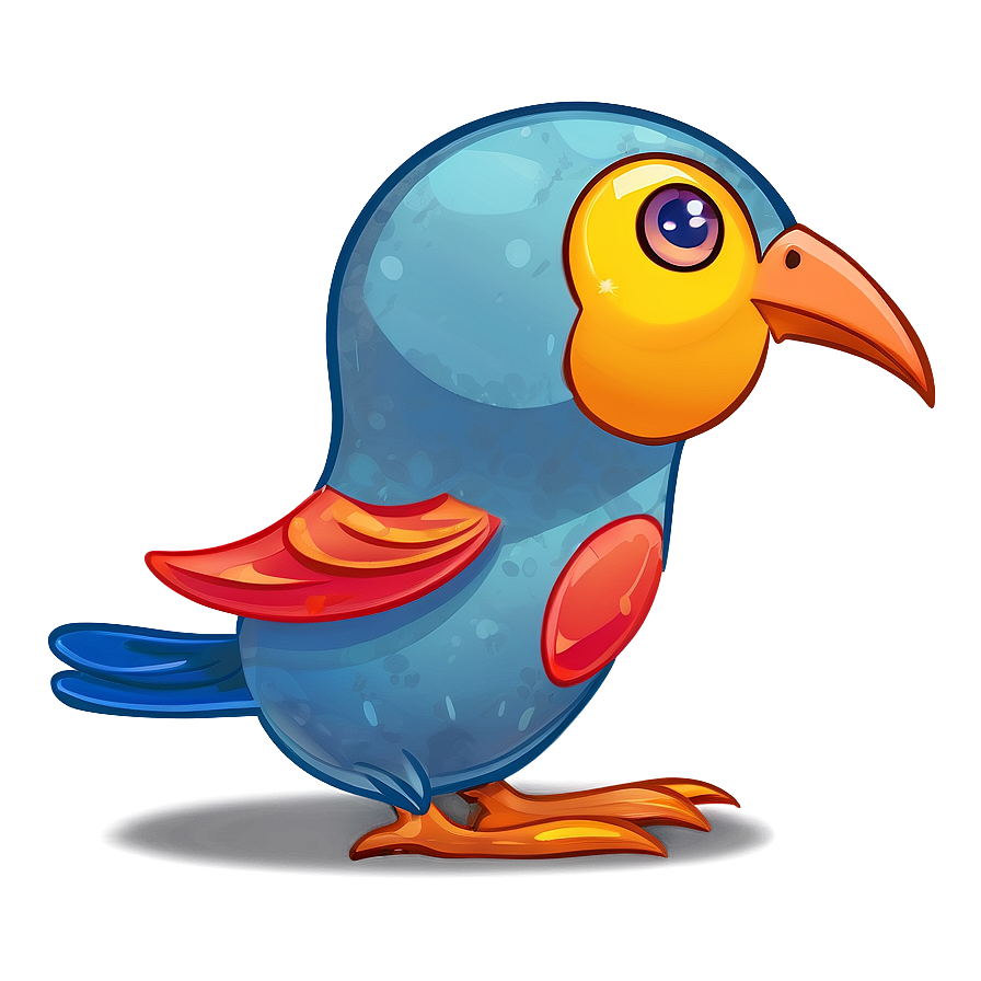 Playful Cartoon Bird Png 77 PNG