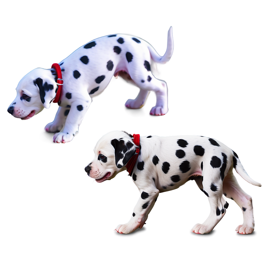Playful Dalmatian Puppies Png Tnm39 PNG