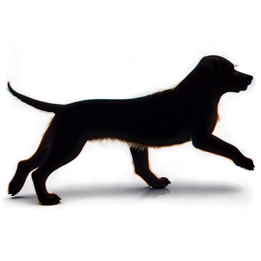 Playful Dog Silhouette Png 91 PNG