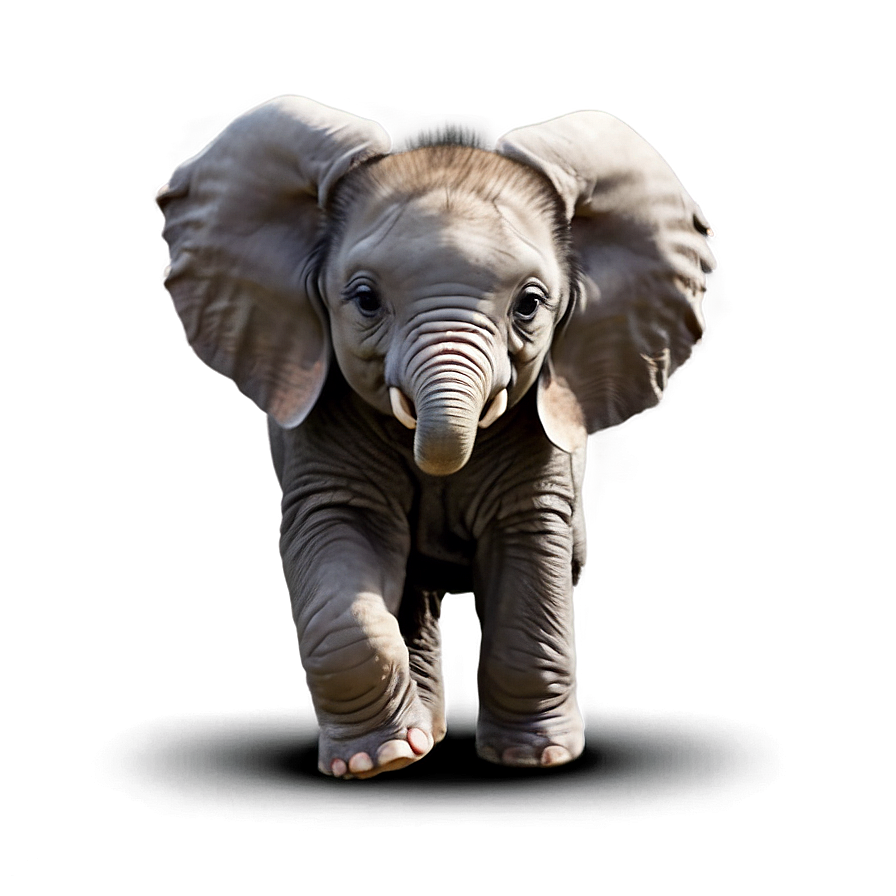 Playful Elephant Calf Png Lwj72 PNG