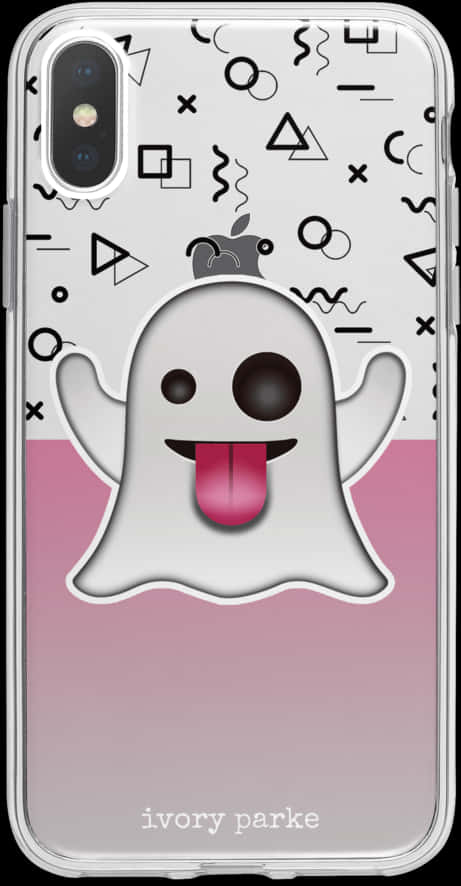 Playful Ghost Phone Case Design PNG