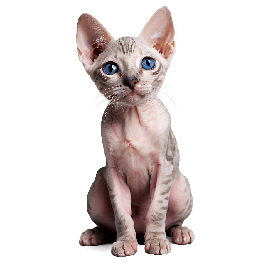 Playful Hairless Kitten Png 74 PNG