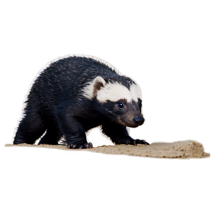 Playful Honey Badger Cub Png Icq PNG