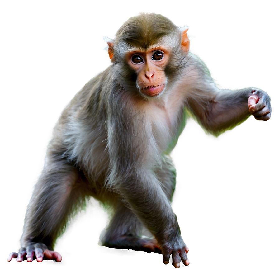 Playful Monkey Png 05042024 PNG