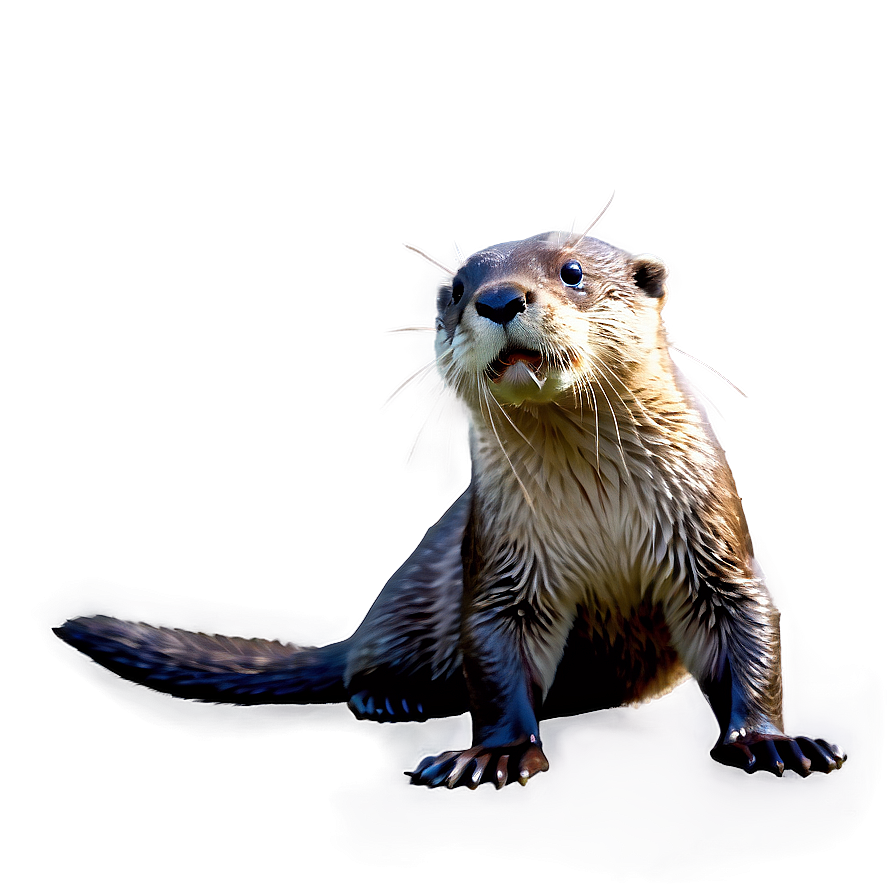 Playful Otter Png 05062024 PNG