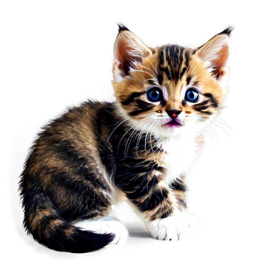 Playful Paws Kitten Png 06242024 PNG