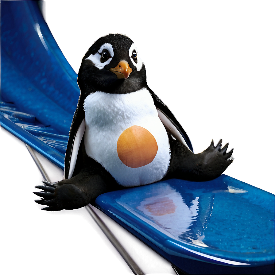 Download Playful Penguin Slide Png 05062024 | Wallpapers.com