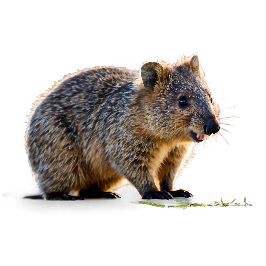 Playful Quokka Pose Png 06242024 PNG