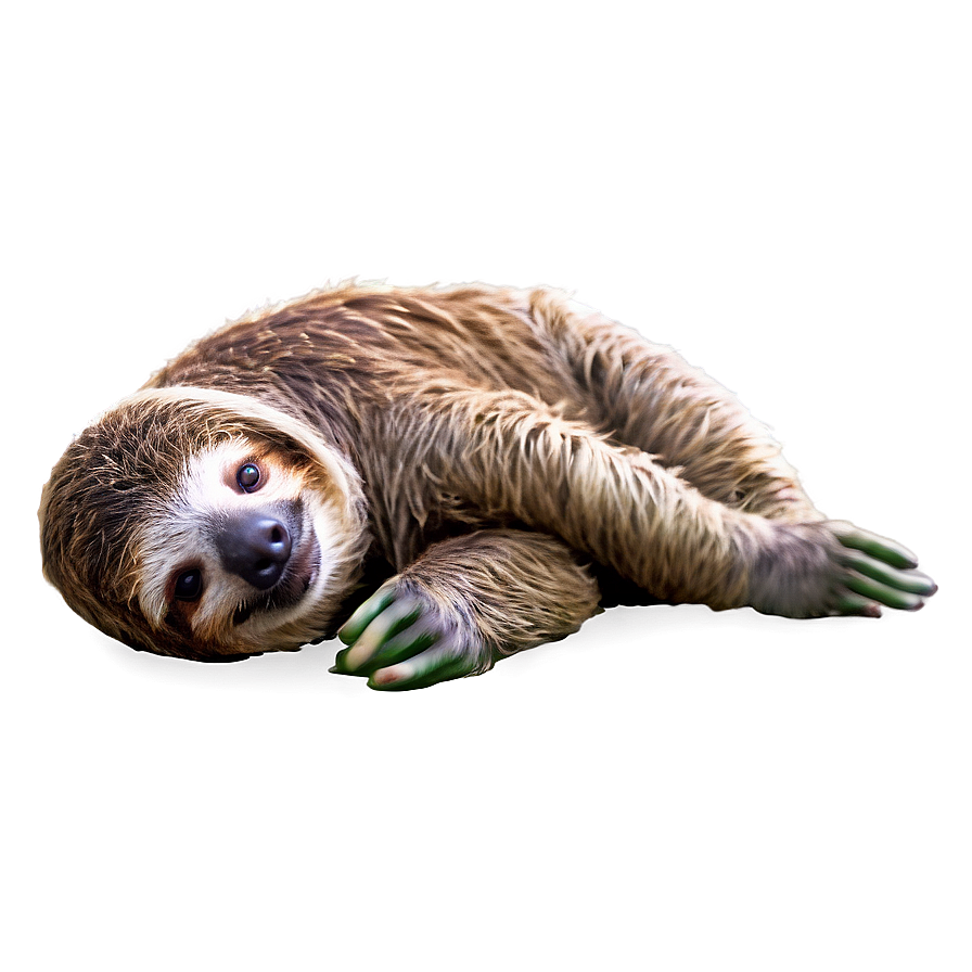 Playful Sloth Png 06112024 PNG