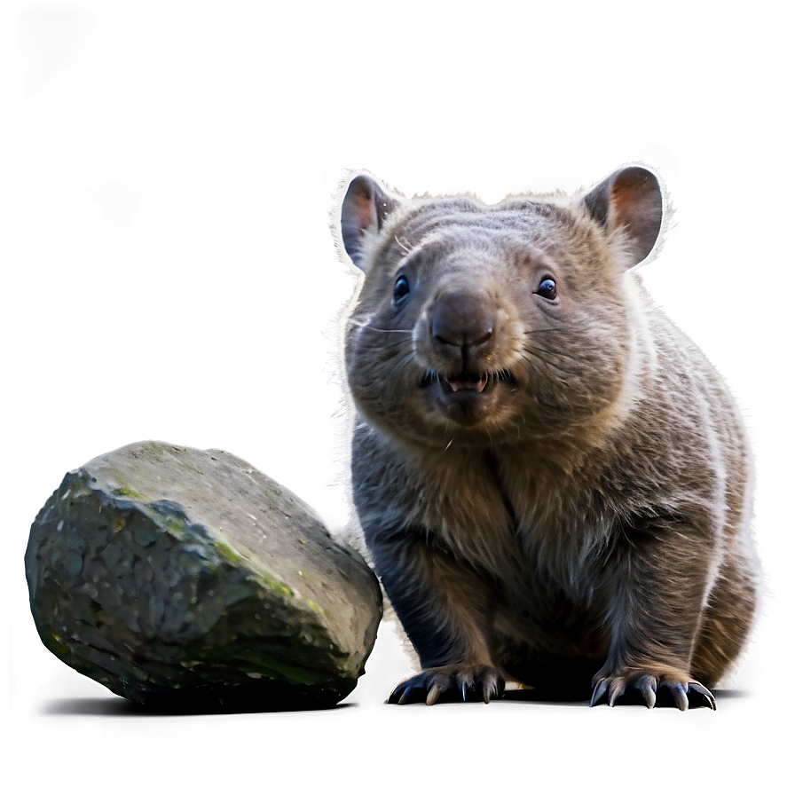 Download Playful Wombat Png Xtq | Wallpapers.com