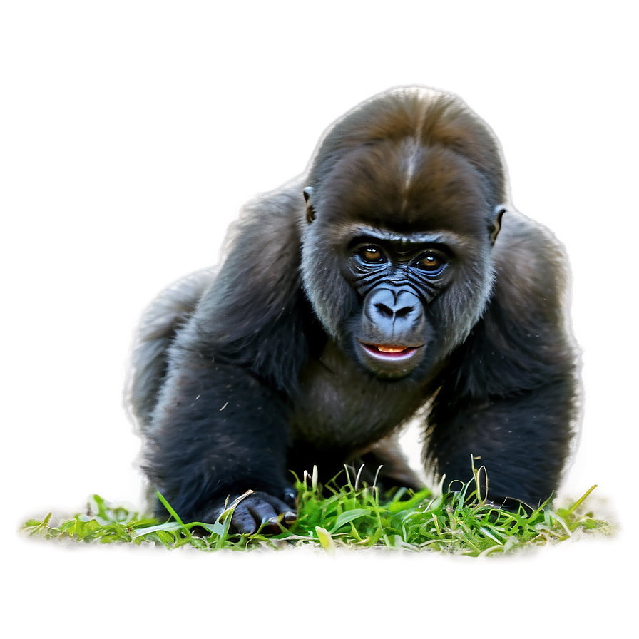 Download Playful Young Gorilla Png 77 | Wallpapers.com