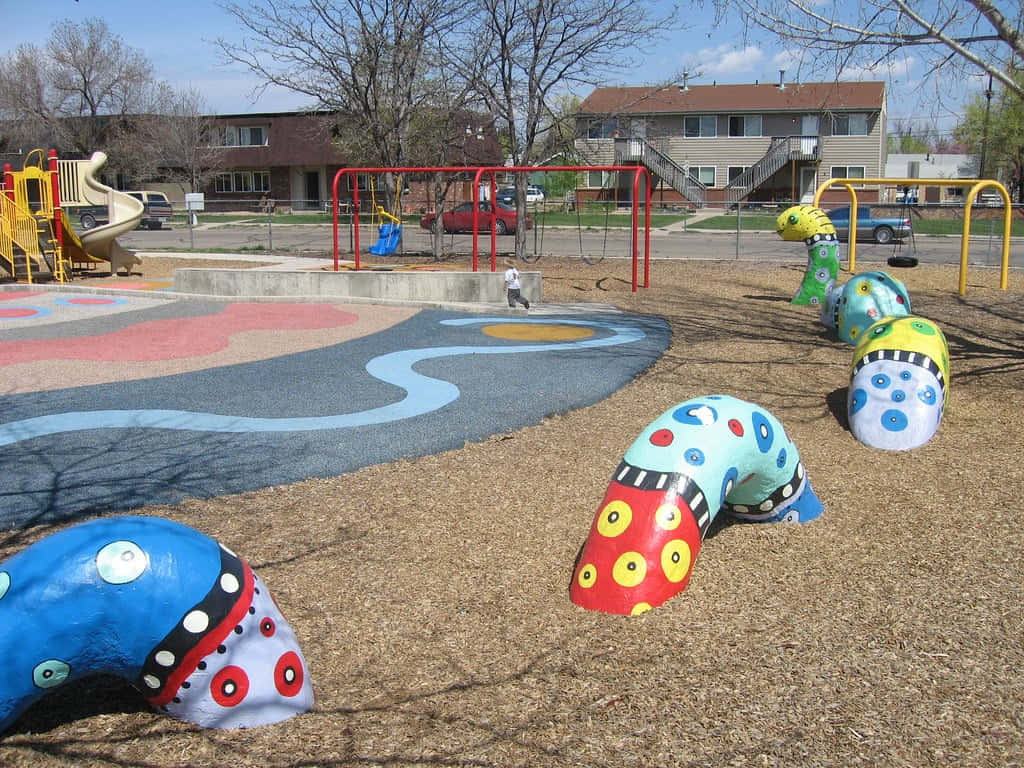 Playful Atmosphere at a Playground