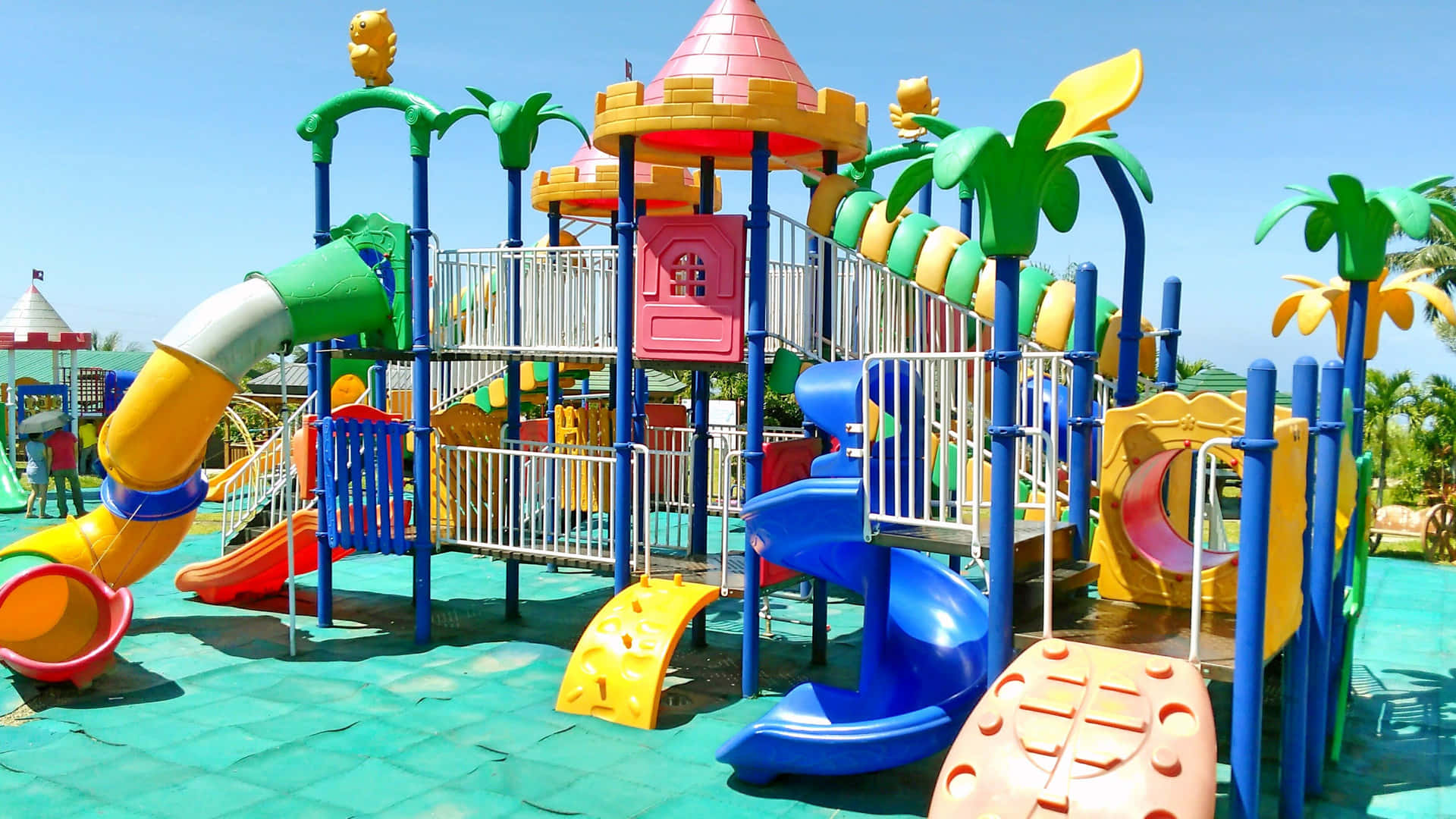 Children's Outdoor Playground Area