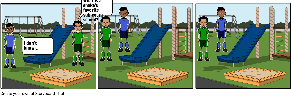 Playground Joke Sequence PNG