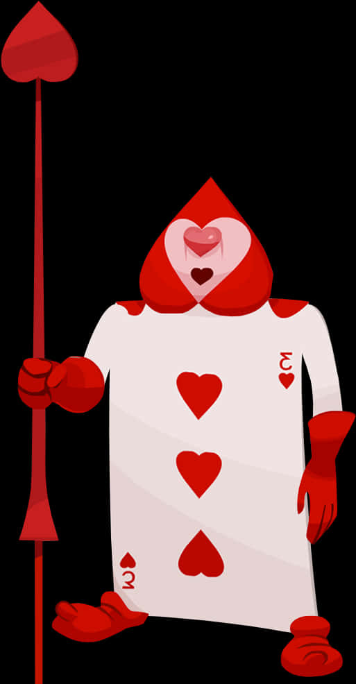 Playing Card Guard Alice In Wonderland PNG