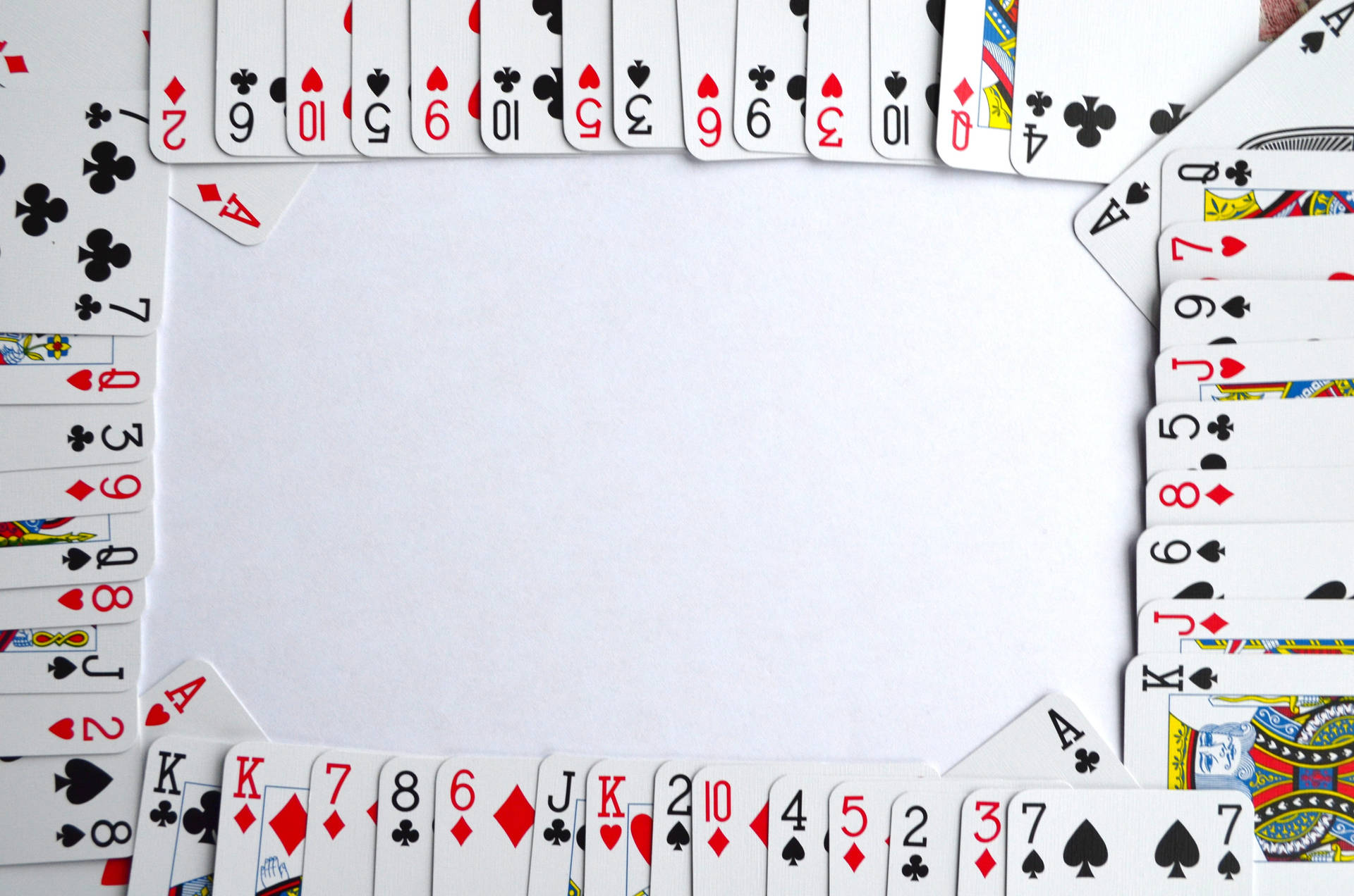Spille Kort Rektangel Wallpaper