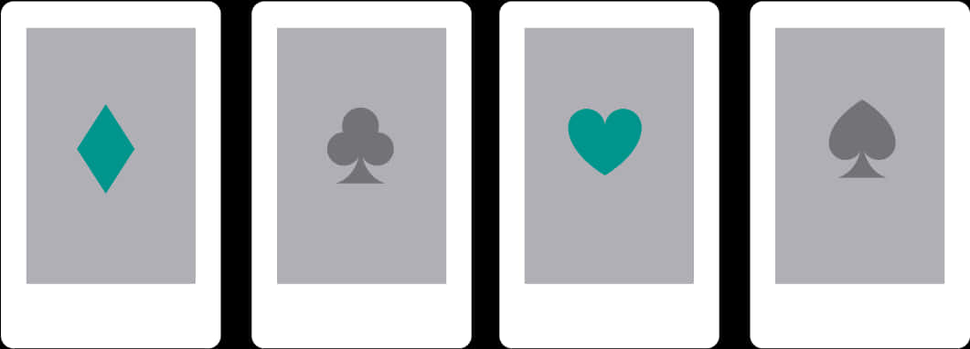 Playing Cards Suit Icons PNG